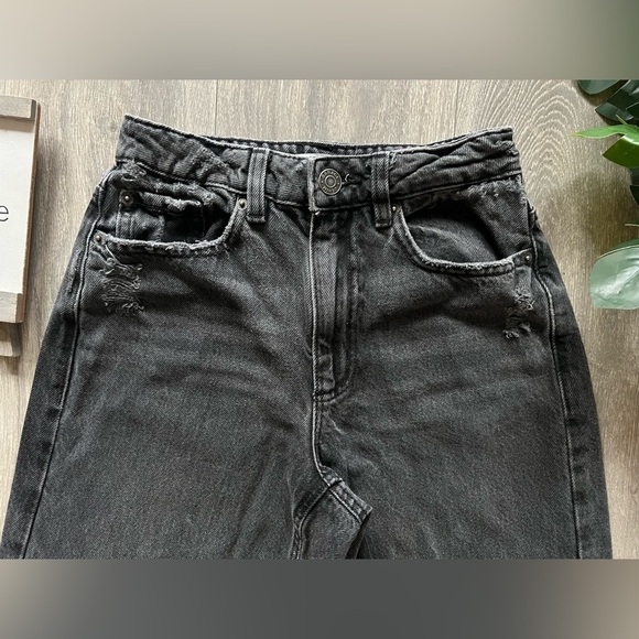 Garage Street Wide Leg Jean - Black Destructed size 00 - Picture 5 of 13